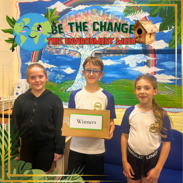 'Be the Change' Environmental Campaign Image